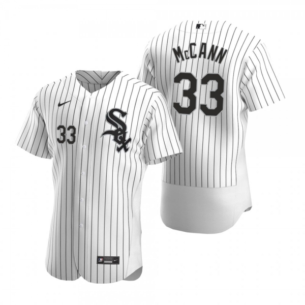 Men's Chicago White Sox James McCann Nike White Authentic 2020 Home Jersey