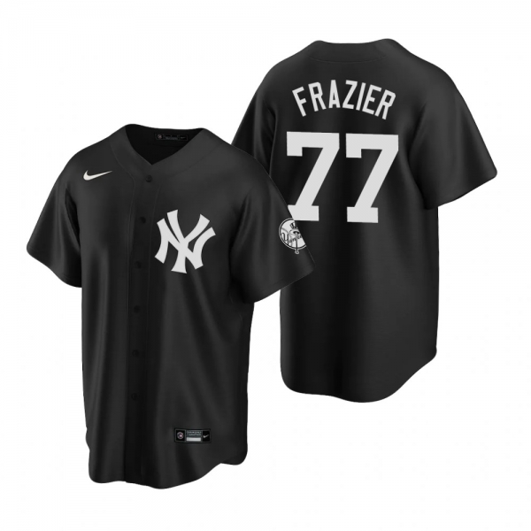 Men's New York Yankees Clint Frazier Nike Black 2020 Replica Fashion Jersey