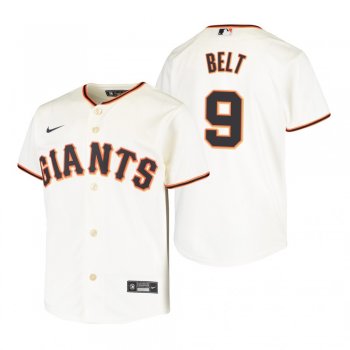 Youth San Francisco Giants Brandon Belt Nike Cream Replica Home Jersey