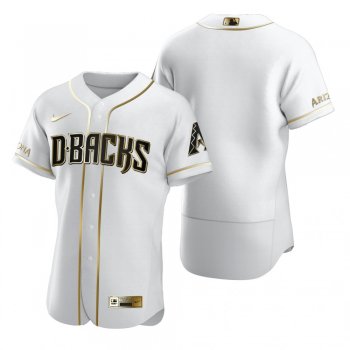 Men's Arizona Diamondbacks Nike White Authentic Golden Edition Jersey