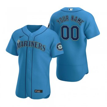 Men's Seattle Mariners Custom Nike Royal Authentic 2020 Alternate Jersey