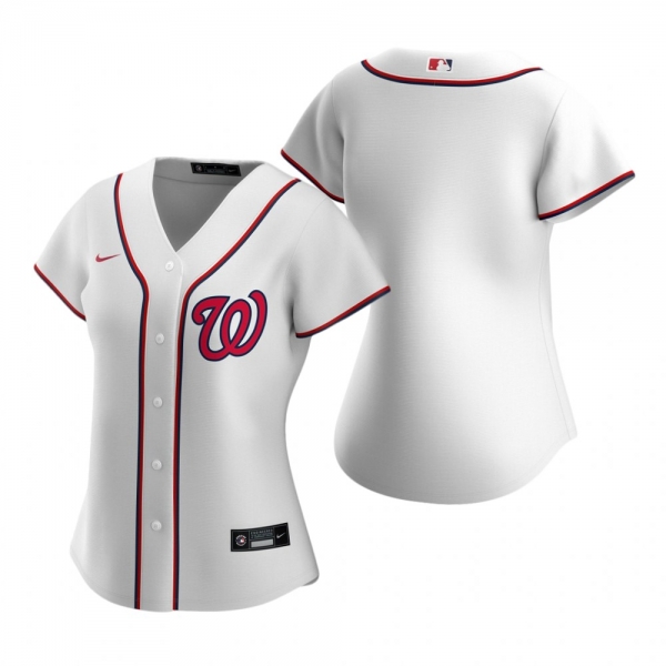 Women's Washington Nationals Nike White 2020 Replica Home Jersey