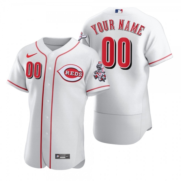 Cincinnati Reds Custom Nike White 2020 Authentic Jersey