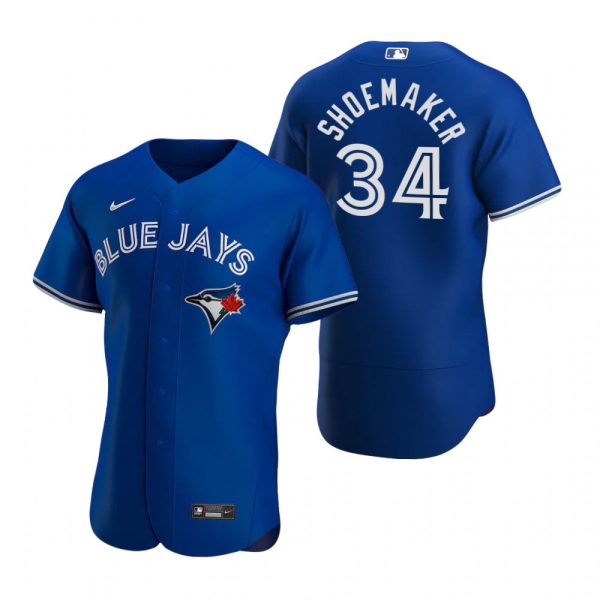 Men's Toronto Blue Jays Matt Shoemaker Royal Authentic 2020 Alternate Jersey