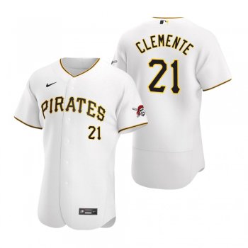 Men's Pittsburgh Pirates Roberto Clemente Nike White Authentic 2020 Home Jersey