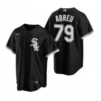 Men's Chicago White Sox Jose Abreu Nike Black Replica Alternate Jersey