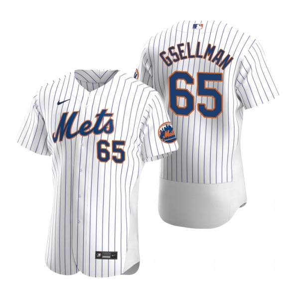 Men's New York Mets Robert Gsellman Nike White Authentic 2020 Home Jersey