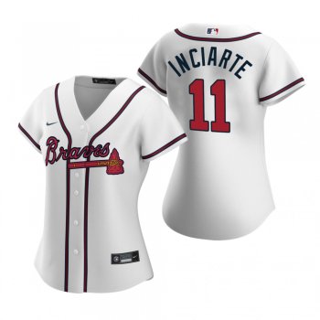 Women's Atlanta Braves Ender Inciarte Nike White 2020 Replica Home Jersey