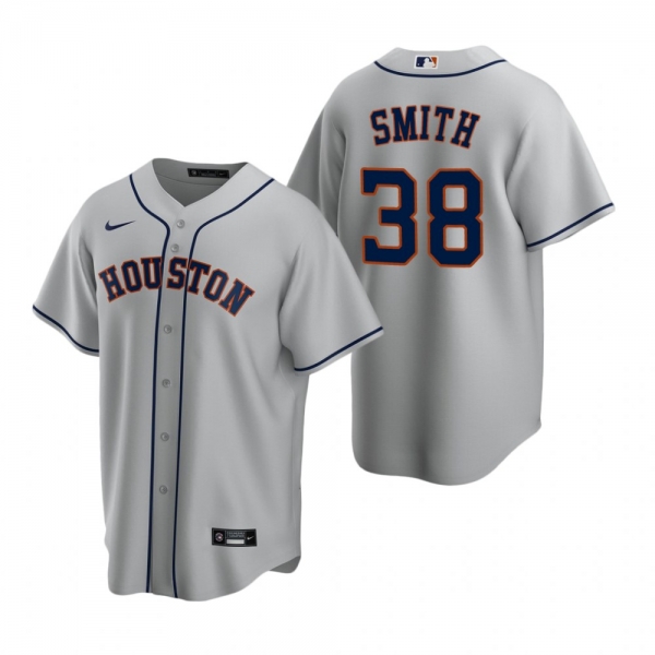 Men's Houston Astros Joe Smith Nike Gray Replica Road Jersey