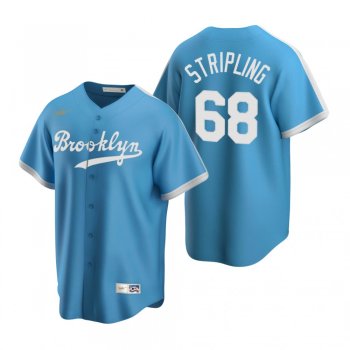 Men's Los Angeles Dodgers Ross Stripling Nike Light Blue Cooperstown Collection Alternate Jersey