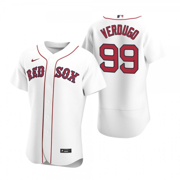 Men's Boston Red Sox Alex Verdugo Nike White Authentic 2020 Home Jersey