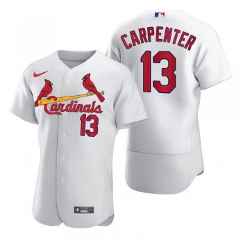 Men's St. Louis Cardinals Matt Carpenter Nike White 2020 Authentic Jersey