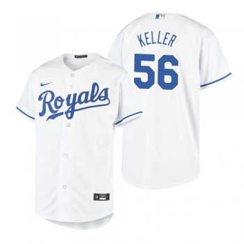 Youth Kansas City Royals Brad Keller Nike White 2020 Replica Home Jersey