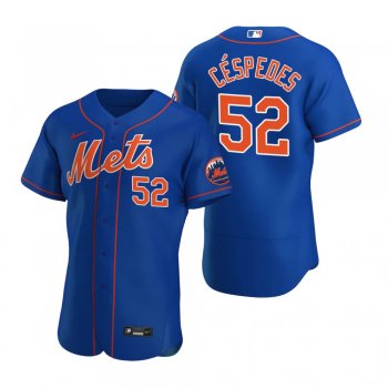 Men's New York Mets Yoenis Cespedes Nike Royal Authentic 2020 Alternate Jersey