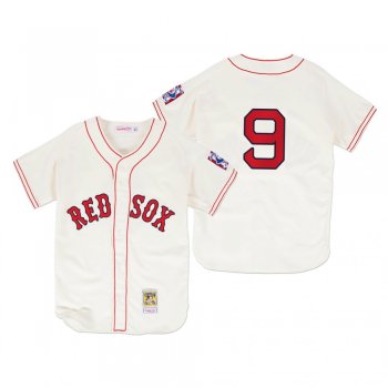 Men's Boston Red Sox Ted Williams Cream 1939 Authentic Home Jersey