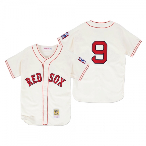 Men's Boston Red Sox Ted Williams Cream 1939 Authentic Home Jersey