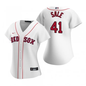 Women's Boston Red Sox Chris Sale Nike White 2020 Replica Home Jersey