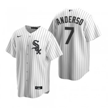 Men's Chicago White Sox Tim Anderson Nike White Replica Home Jersey