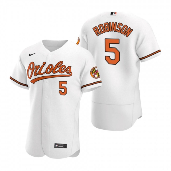 Men's Baltimore Orioles Brooks Robinson Nike White Authentic 2020 Home Jersey