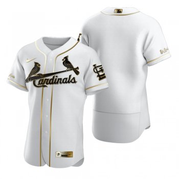 Men's St. Louis Cardinals Nike White Authentic Golden Edition Jersey