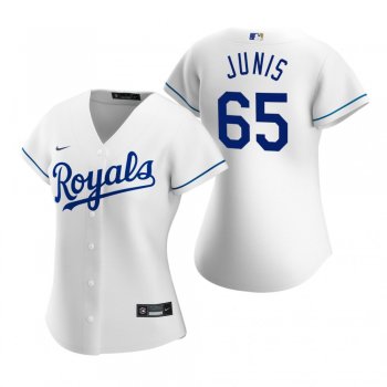 Women's Kansas City Royals Jakob Junis Nike White 2020 Replica Home Jersey