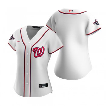 Women's Washington Nationals Nike White 2019 World Series Champions Replica Jersey