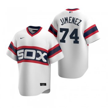 Men's Chicago White Sox Eloy Jimenez Nike White Cooperstown Collection Home Jersey