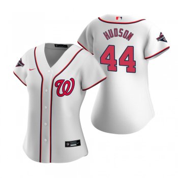 Women's Washington Nationals Daniel Hudson Nike White 2019 World Series Champions Replica Jersey