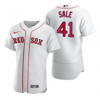 Men's Boston Red Sox Chris Sale Nike White 2020 Authentic Jersey