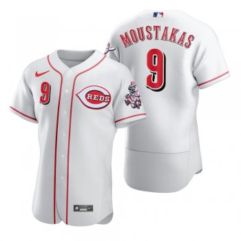 Men's Cincinnati Reds Mike Moustakas Nike White 2020 Authentic Jersey