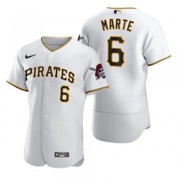 Men's Pittsburgh Pirates Starling Marte Nike White 2020 Authentic Jersey