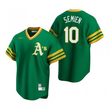 Men's Oakland Athletics Marcus Semien Nike Kelly Green Cooperstown Collection Road Jersey