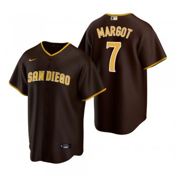 Men's San Diego Padres Manuel Margot Nike Brown 2020 Replica Road Jersey