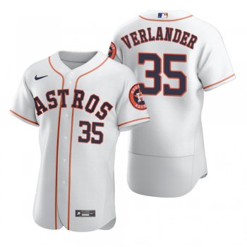 Men's Houston Astros Justin Verlander Nike White 2020 Authentic Jersey