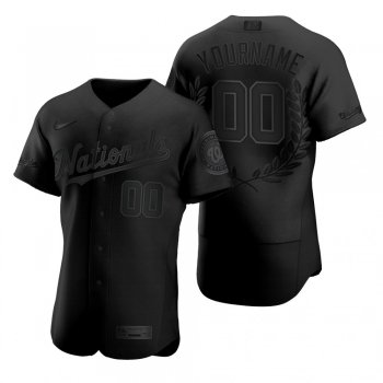 Washington Nationals Custom Black Award Collection Jersey