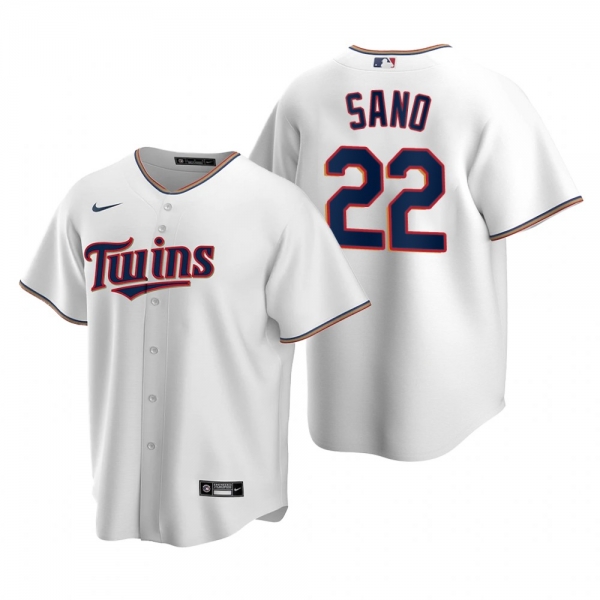 Youth Minnesota Twins Miguel Sano Nike White Replica Home Jersey