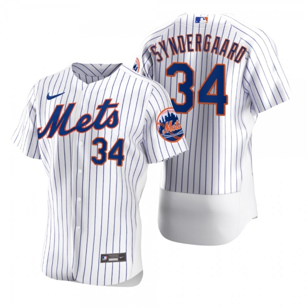 Men's New York Mets Noah Syndergaard Nike White 2020 Authentic Jersey