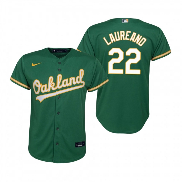 Youth Oakland Athletics Ramon Laureano Nike Kelly Green Replica Alternate Jersey