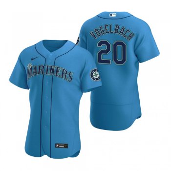 Men's Seattle Mariners Daniel Vogelbach Nike Royal Authentic 2020 Alternate Jersey