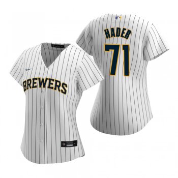 Women's Milwaukee Brewers Josh Hader Nike White 2020 Replica Alternate Jersey