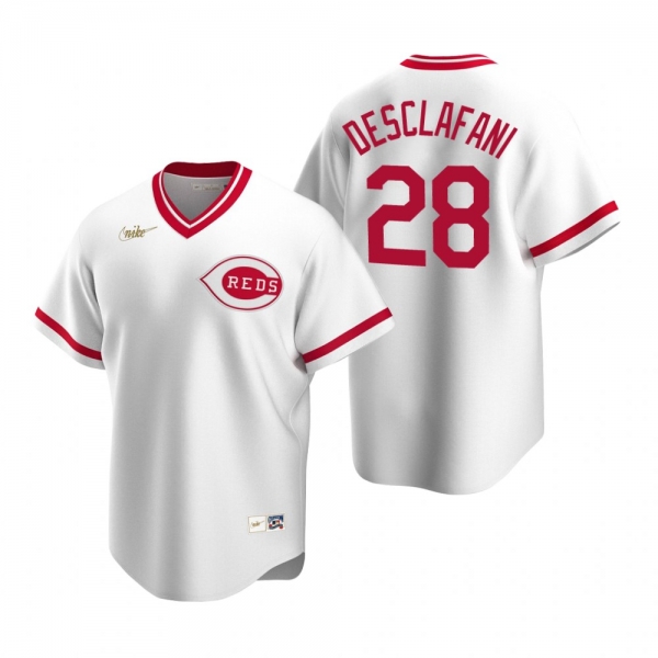 Men's Cincinnati Reds Anthony DeSclafani Nike White Cooperstown Collection Home Jersey