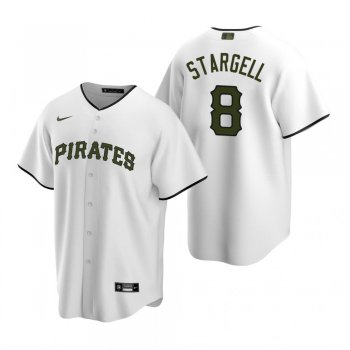 Men's Pittsburgh Pirates Willie Stargell Nike White 2020 Replica Alternate Jersey