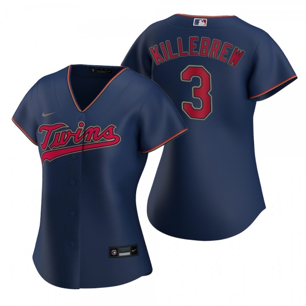 Women's Minnesota Twins Harmon Killebrew Nike Navy Replica Alternate Jersey