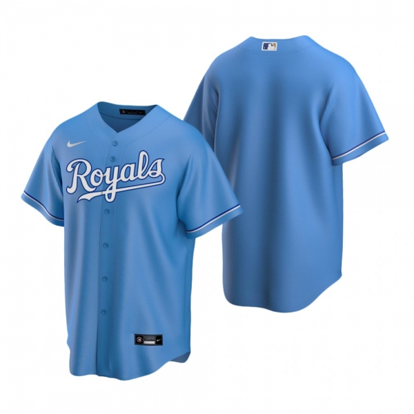 Men's Kansas City Royals Nike Light Blue Replica Alternate Jersey