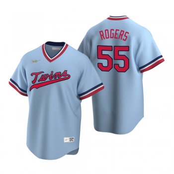 Men's Minnesota Twins Taylor Rogers Nike Light Blue Cooperstown Collection Road Jersey