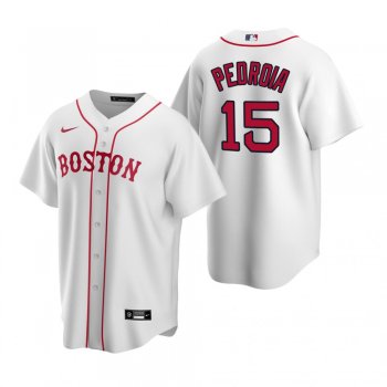 Men's Boston Red Sox Dustin Pedroia Nike White Replica Alternate Jersey