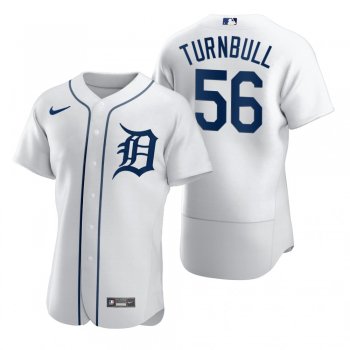 Men's Detroit Tigers Spencer Turnbull Nike White 2020 Authentic Jersey