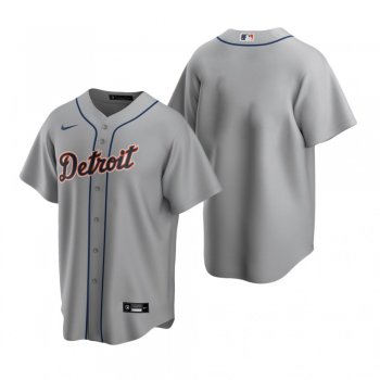 Men's Detroit Tigers Nike Gray Replica Road Jersey