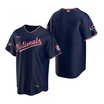 Men's Washington Nationals Nike Navy 2019 World Series Champions Replica Jersey