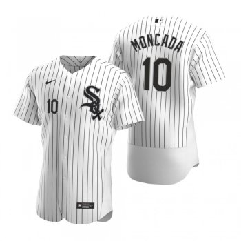 Men's Chicago White Sox Yoan Moncada Nike White Authentic 2020 Home Jersey